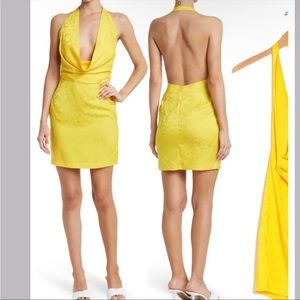 Ronny Kobo Marisa Halter Mini Dress